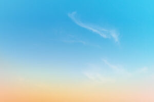 color gradation on blue sky