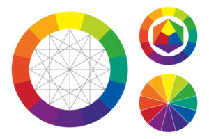 color wheel vector illustration