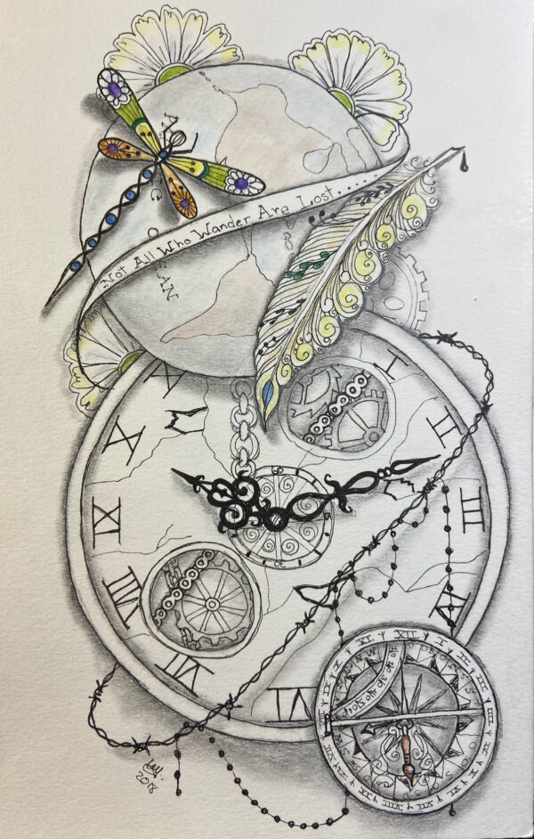 Steampunk Zentangle Art by Lynda Abbot