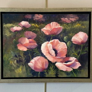 Peachy Poppies by Betty Glass
