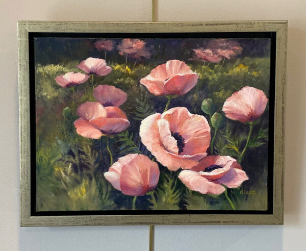 Peachy Poppies by Betty Glass