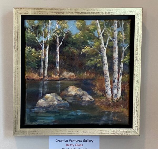 Birch Reflections by Betty Glass