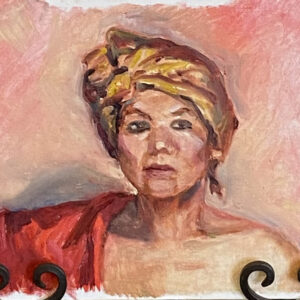 Woman in Headwrap by Carol Reid (Walker) Shofner