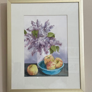 Lilacs and Fruit by Susan A. Peterson