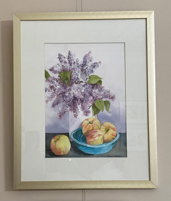 Lilacs and Fruit by Susan A. Peterson