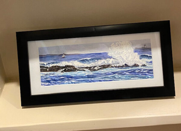 Blue Seascape by Diane Orzel