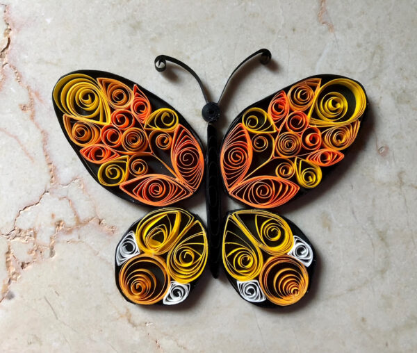 Quilled Butterfly by Joan Poltack