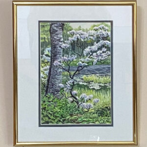 Mountain Laurel and Birch by Diane Orzel