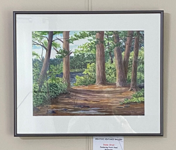 Pondering Pratt Pond by Diane Orzel