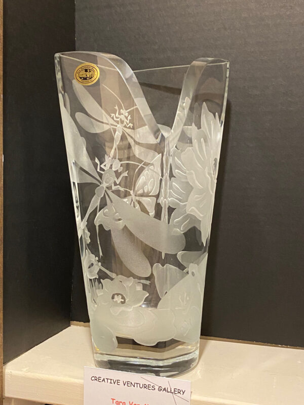 Dragonfly Vase by Tara Van Meter