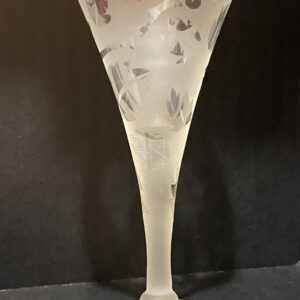 Frosted Cordial Glass by Tara Van Meter