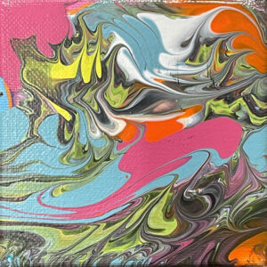 Colorful Painting on Canvas