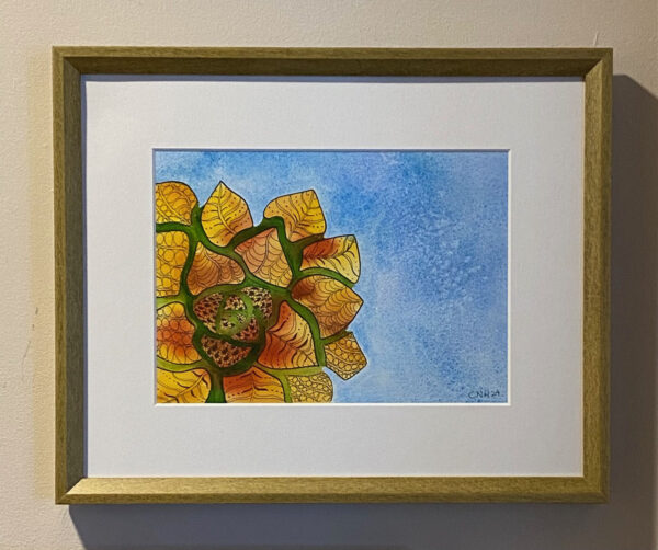 Dahlia Flower Series #1 by Christine Hoenstine