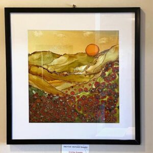 Crimson in the Sun by Cristina Drondoe