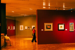 curated art gallery of local artists