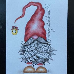 Zentangle Gnome by Lynda Abbot