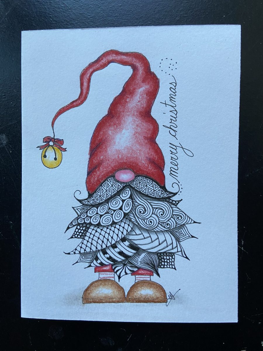 Zentangle Gnome by Lynda Abbot