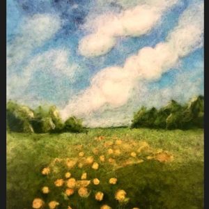 Spring Flower Field by Rachel Benson