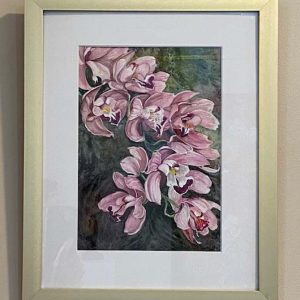 Cascading Orchids by Susan Peterson