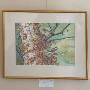 Fall Chickadee by Diane Orzel