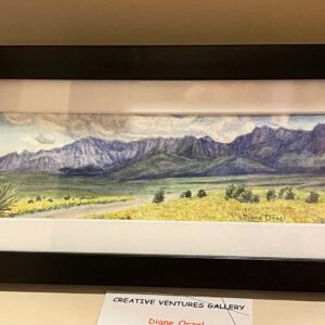 Organ Mountain From the East by Diane Orzel