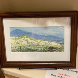 White Sands From the Highway by Diane Orzel